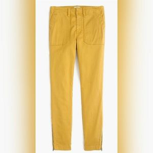 J. Crew  Skinny Stretch Cargo Pant with Zippers